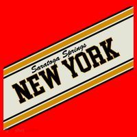 Saratoga Springs New York Varsity Logo Santa Hat thumb 1