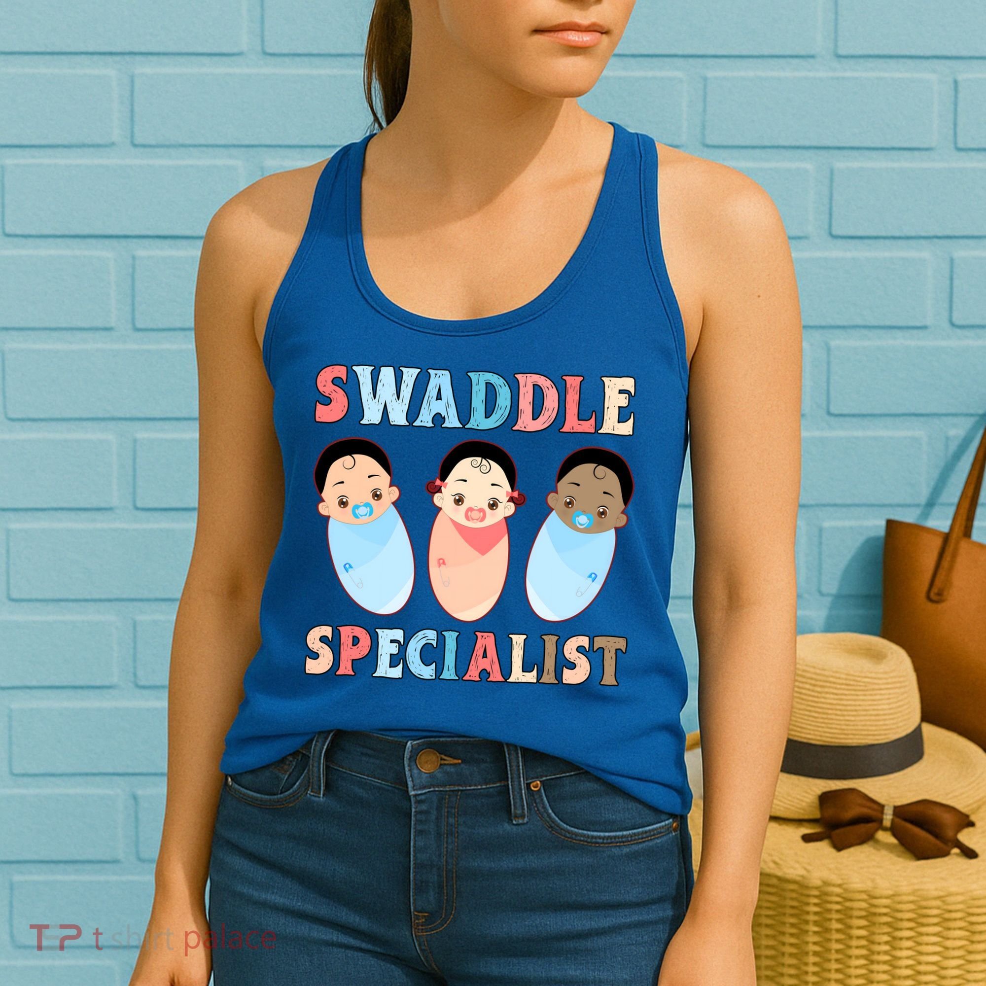 Swaddle Specialist Nicu Labor And Delivery Icu Nurse Gift Women's Tank Top