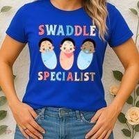 Swaddle Specialist Nicu Labor And Delivery Icu Nurse Gift Women's T-Shirt thumb 2