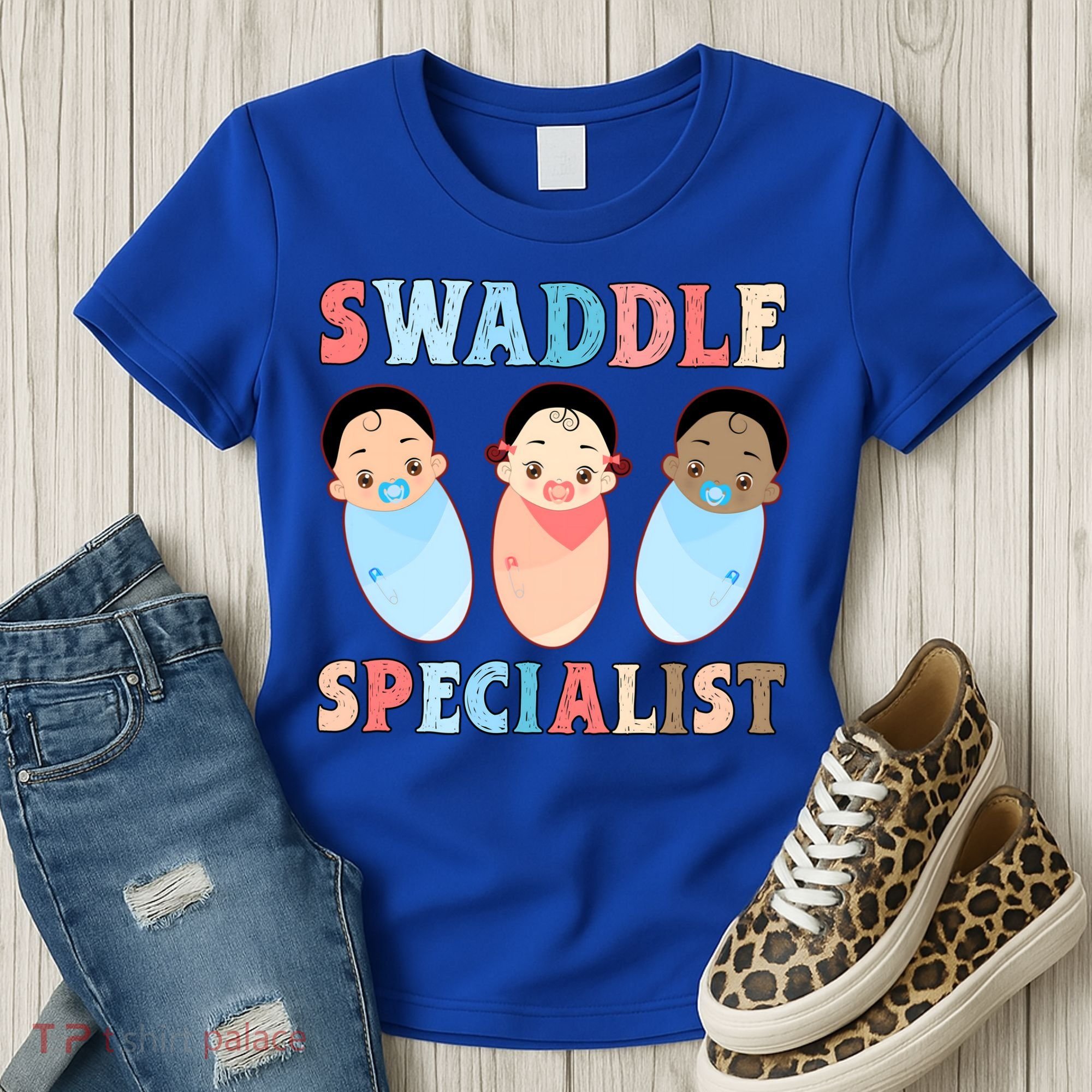 Swaddle Specialist Nicu Labor And Delivery Icu Nurse Gift Women's T-Shirt