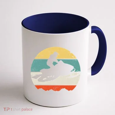 Snowmobile Coffee Mug back
