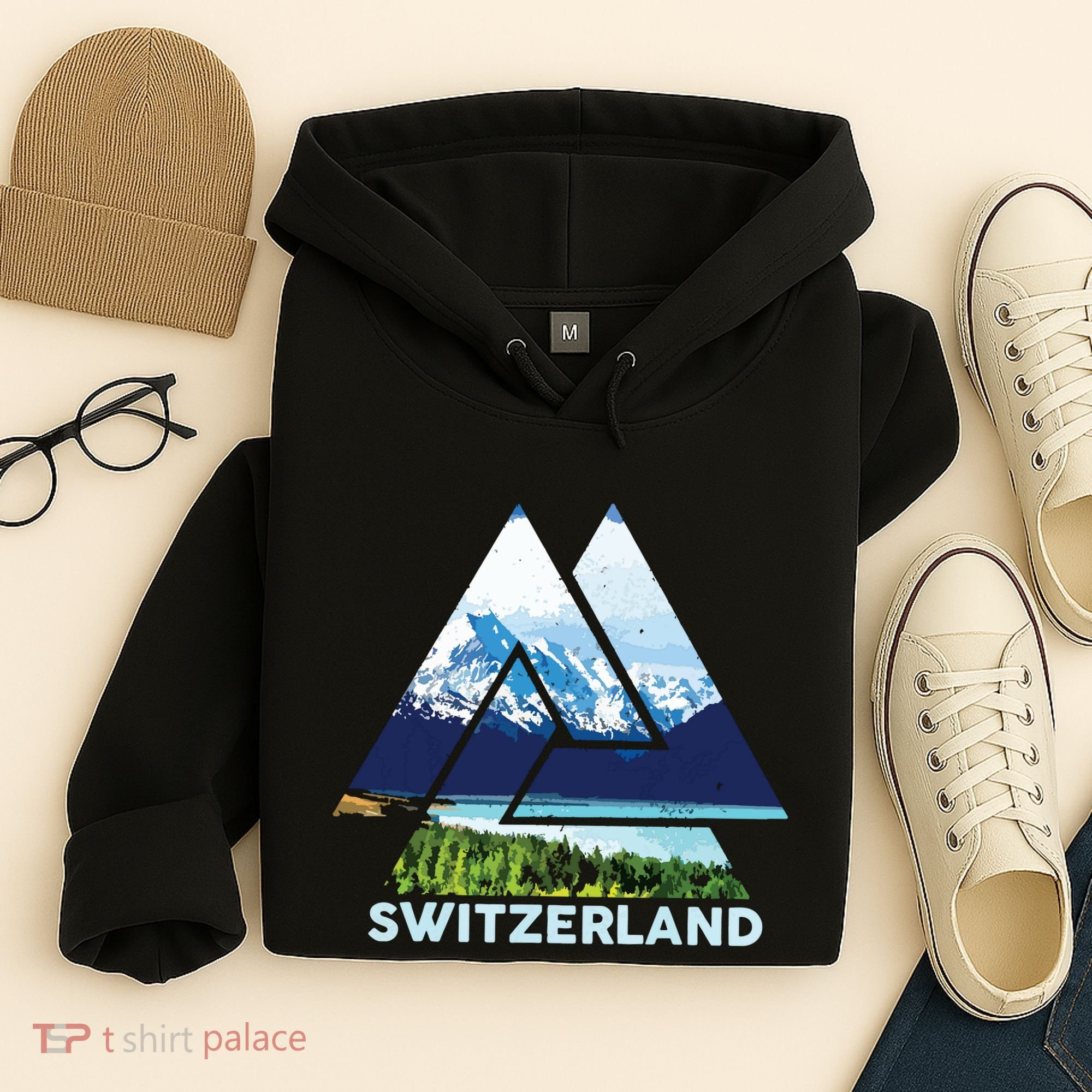 Switzerland Swiss Nature Alps Mountains Hoodie