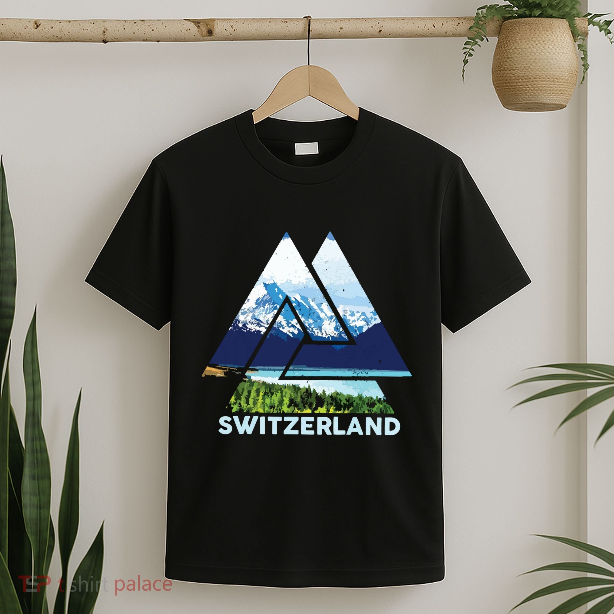 Switzerland Swiss Nature Alps Mountains T-Shirt