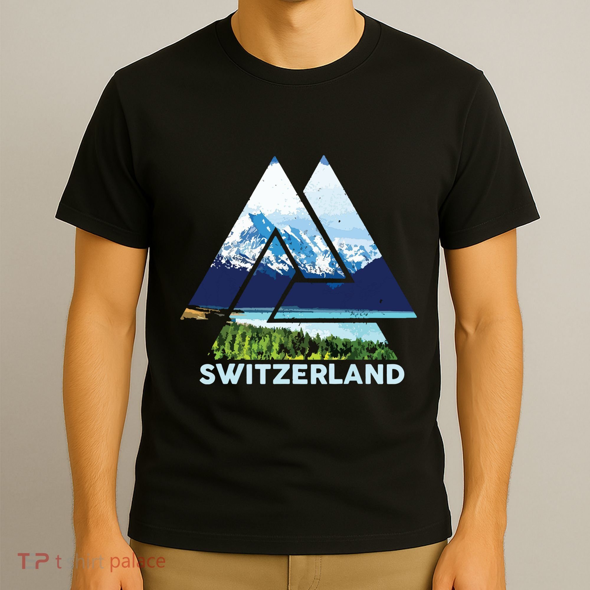 Switzerland Swiss Nature Alps Mountains T-Shirt