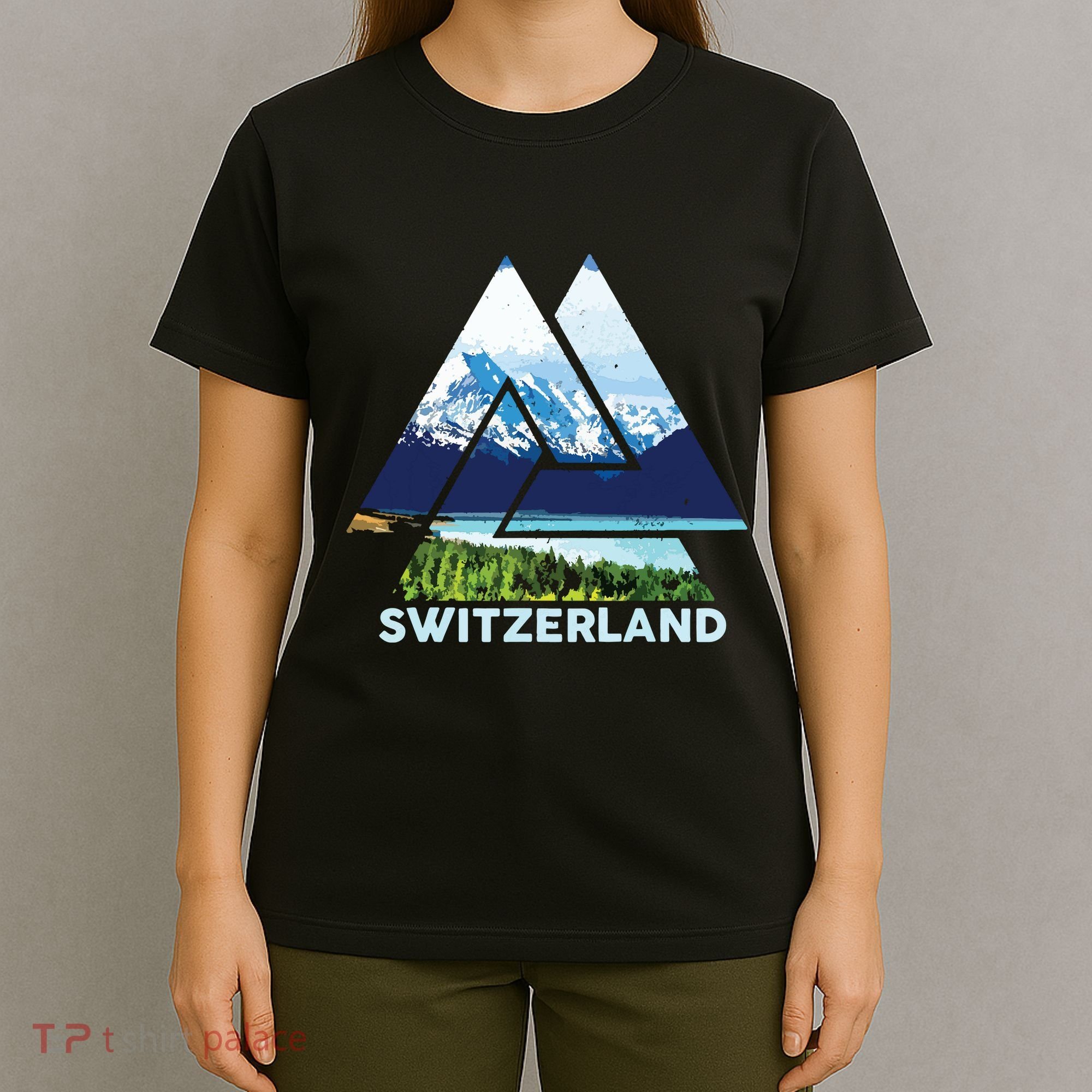 Switzerland Swiss Nature Alps Mountains T-Shirt