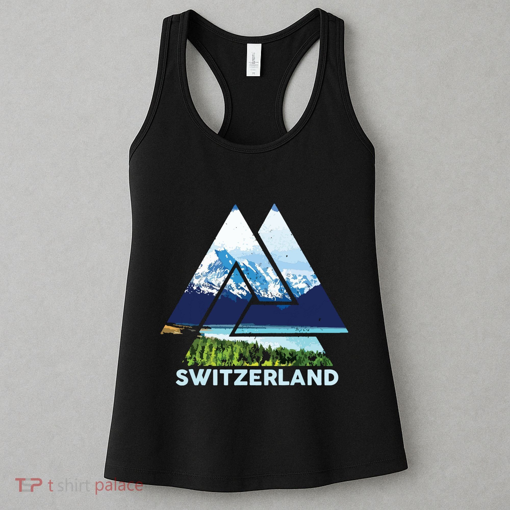 Switzerland Swiss Nature Alps Mountains Women's Tank Top