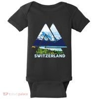 Switzerland Swiss Nature Alps Mountains Baby Bodysuit thumb 0