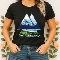 Switzerland Swiss Nature Alps Mountains Women's T-Shirt thumb 2
