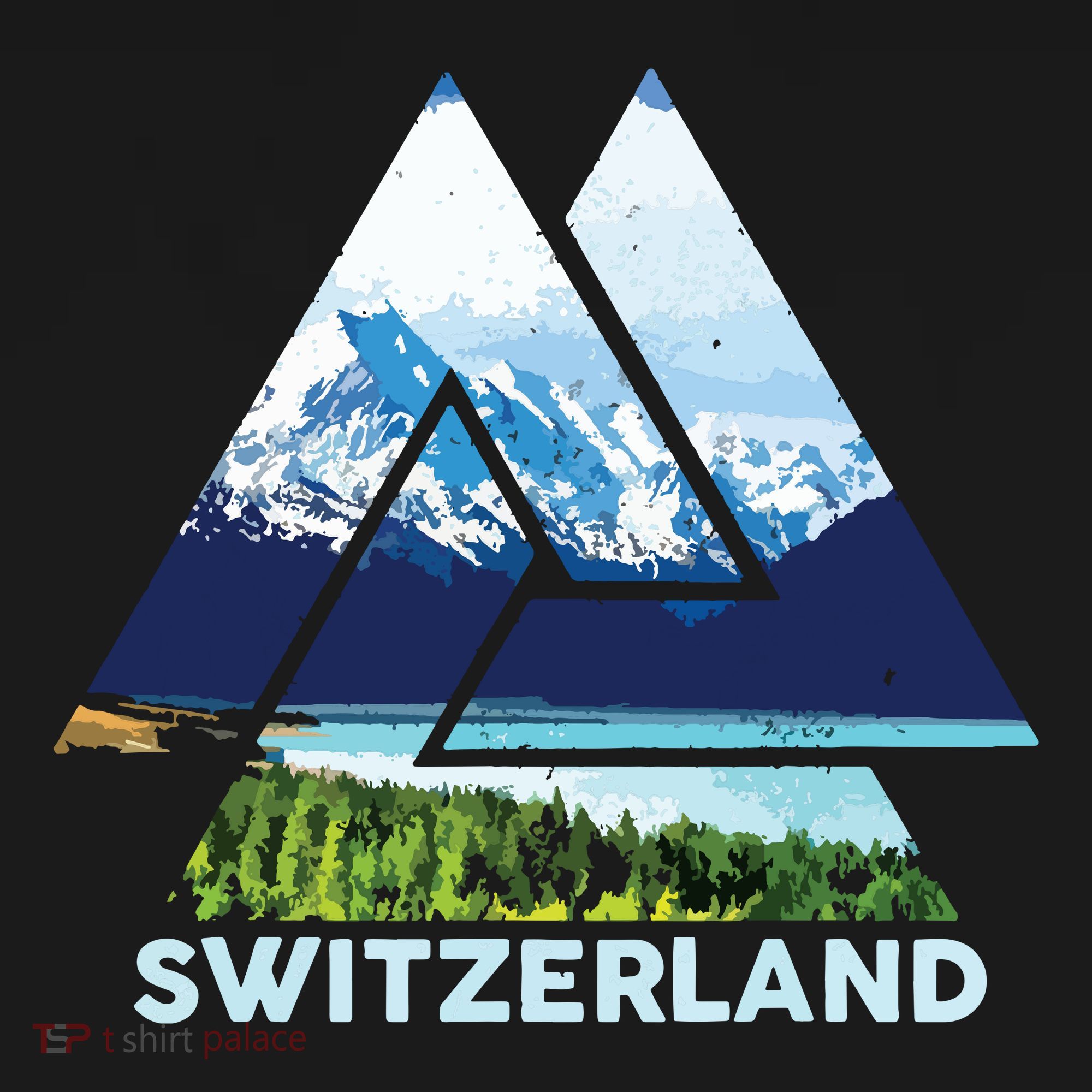 Switzerland Swiss Nature Alps Mountains Women's T-Shirt