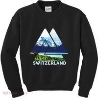 Switzerland Swiss Nature Alps Mountains Kids Sweatshirt thumb 0