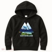 Switzerland Swiss Nature Alps Mountains Kids Hoodie thumb 0