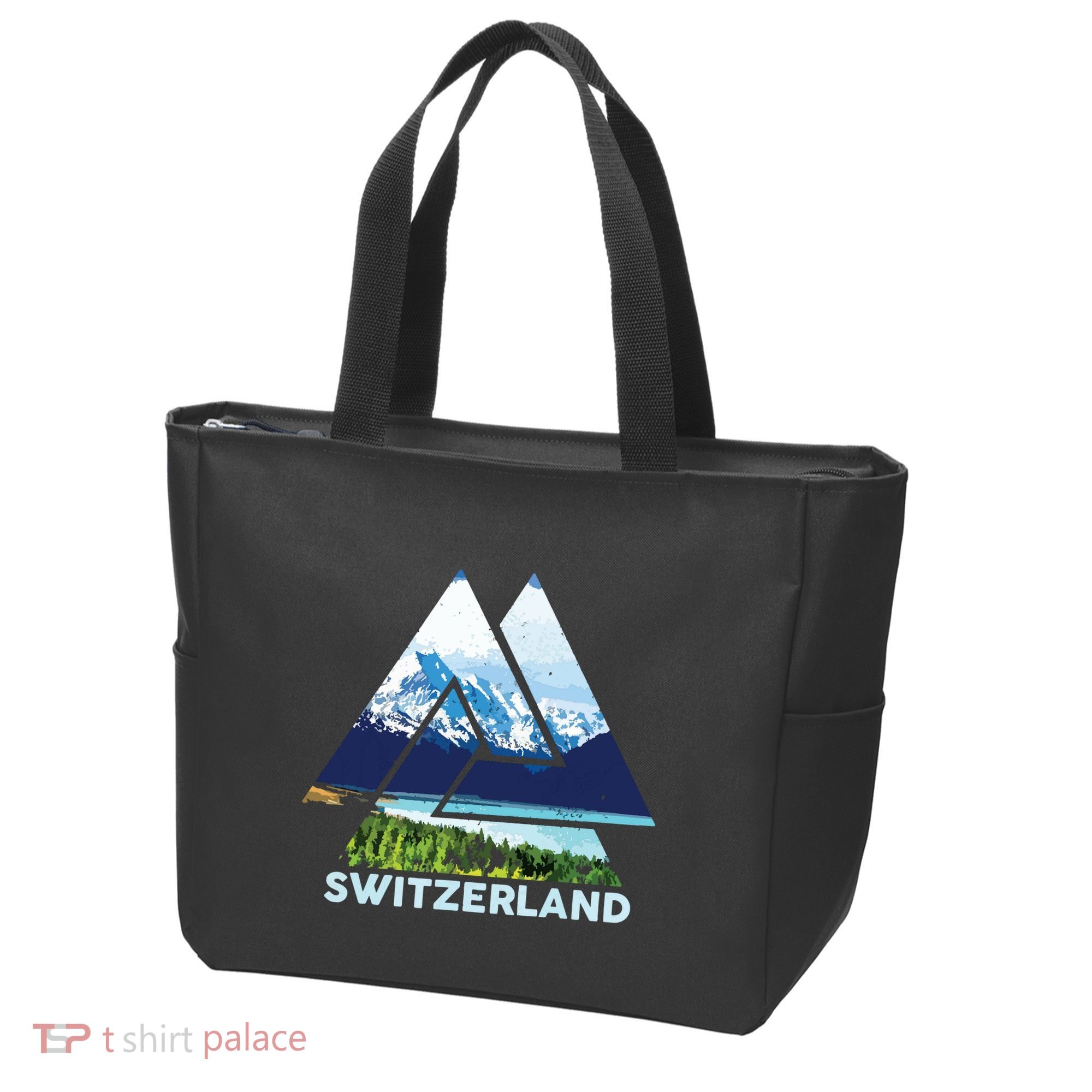 Switzerland Swiss Nature Alps Mountains Tote Bag