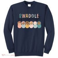 Swaddle Specialist NICU Mother Baby Nurse Tech Neonatal ICU Sweatshirt thumb 0