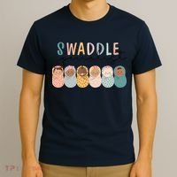 Swaddle Specialist NICU Mother Baby Nurse Tech Neonatal ICU T-Shirt thumb 3