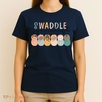 Swaddle Specialist NICU Mother Baby Nurse Tech Neonatal ICU T-Shirt thumb 4