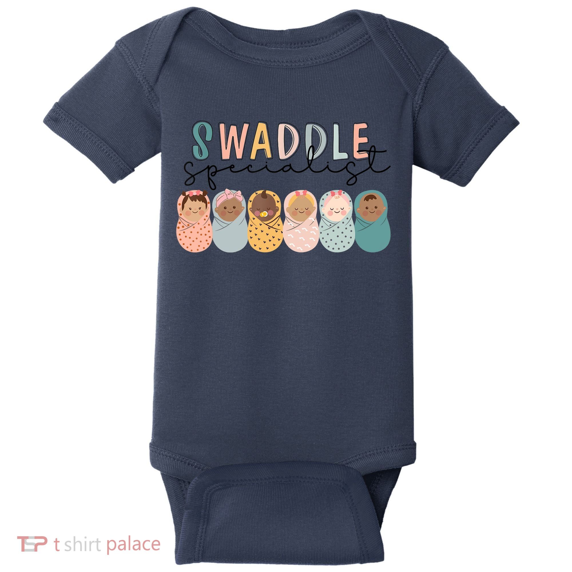 Swaddle Specialist NICU Mother Baby Nurse Tech Neonatal ICU Baby Bodysuit