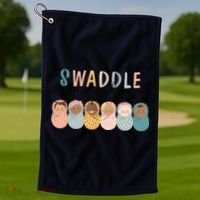 Swaddle Specialist NICU Mother Baby Nurse Tech Neonatal ICU Golf Towel thumb 1
