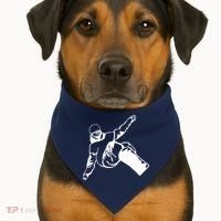 Snowboard USA-Made Doggie Bandana thumb 1