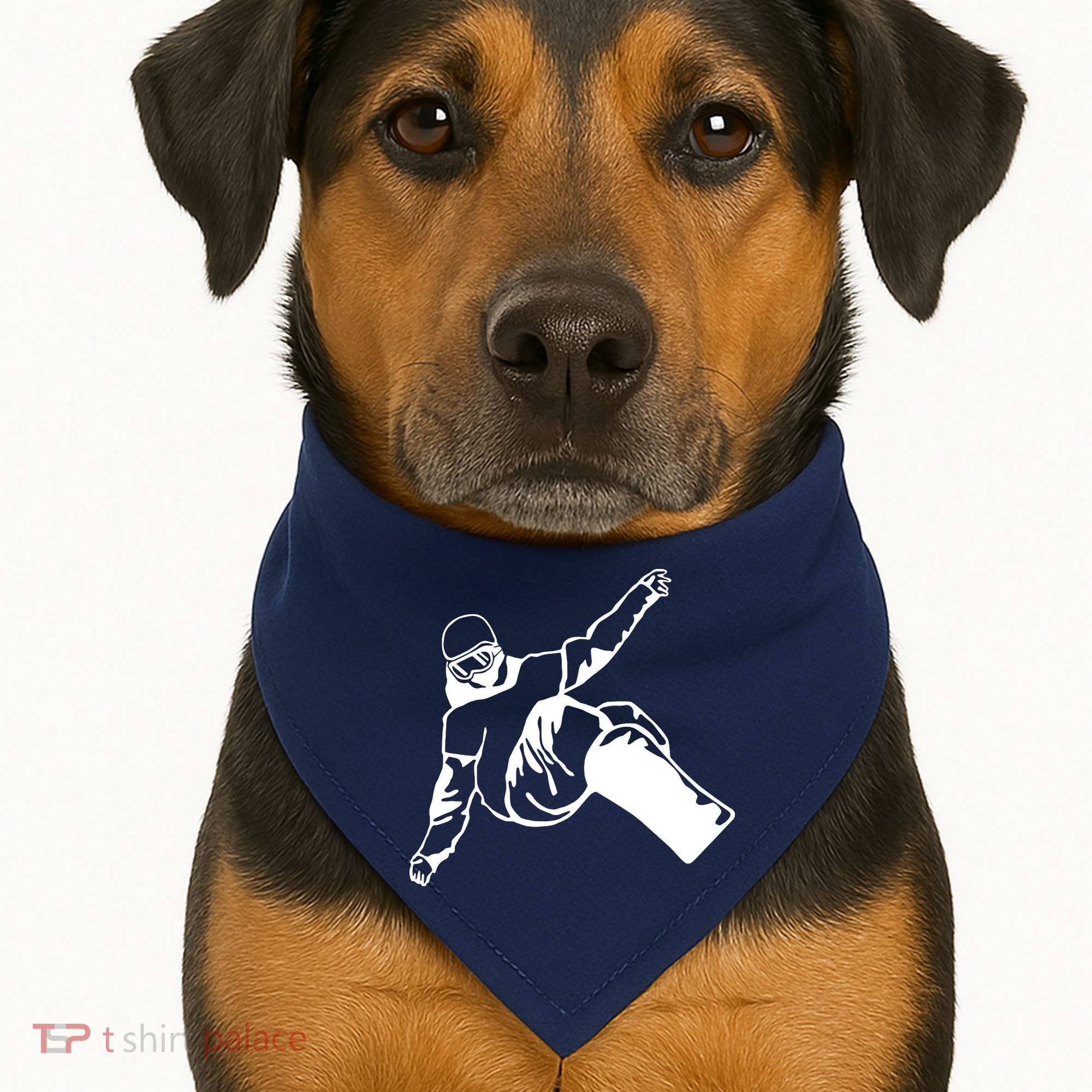 Snowboard USA-Made Doggie Bandana