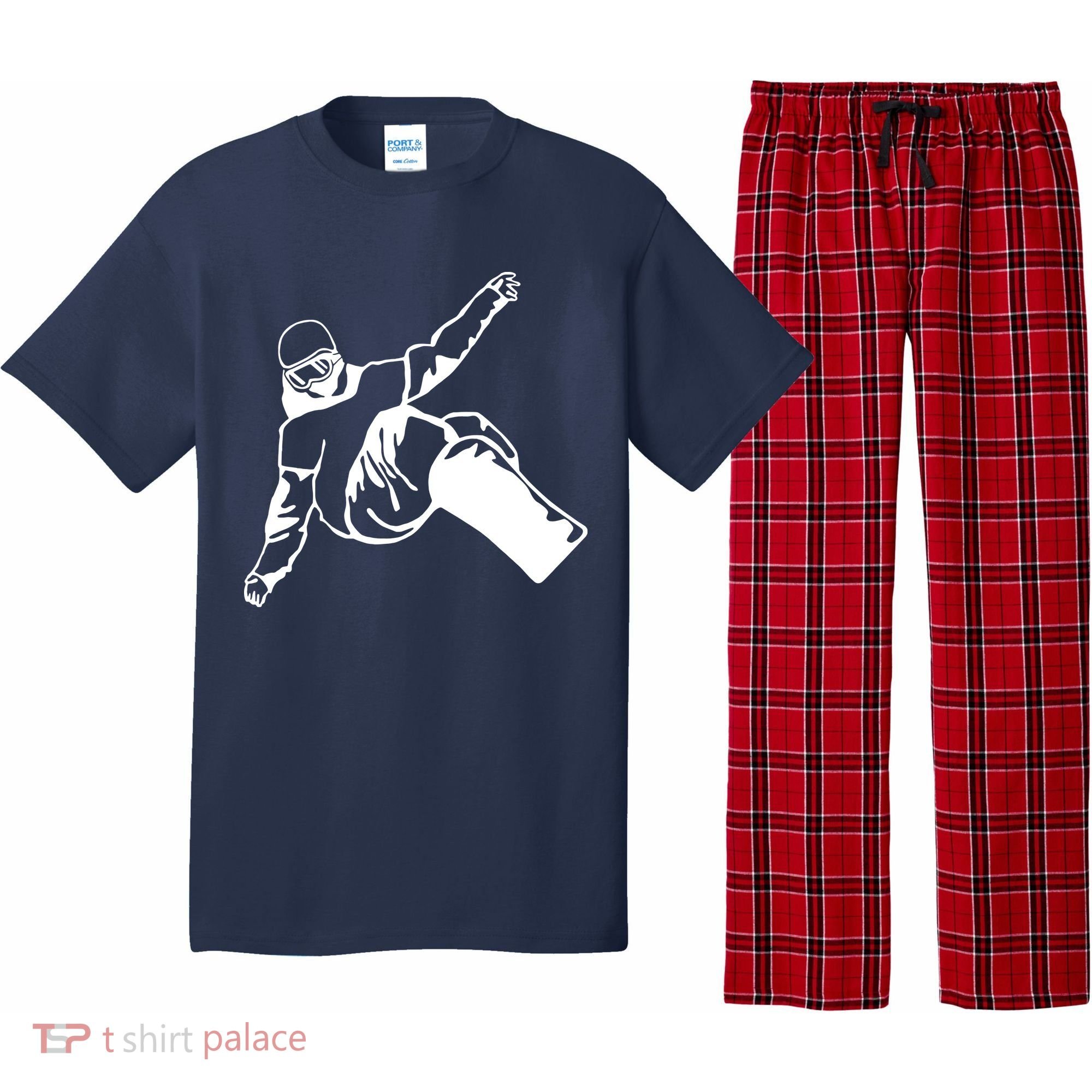 Snowboard Pajama Set
