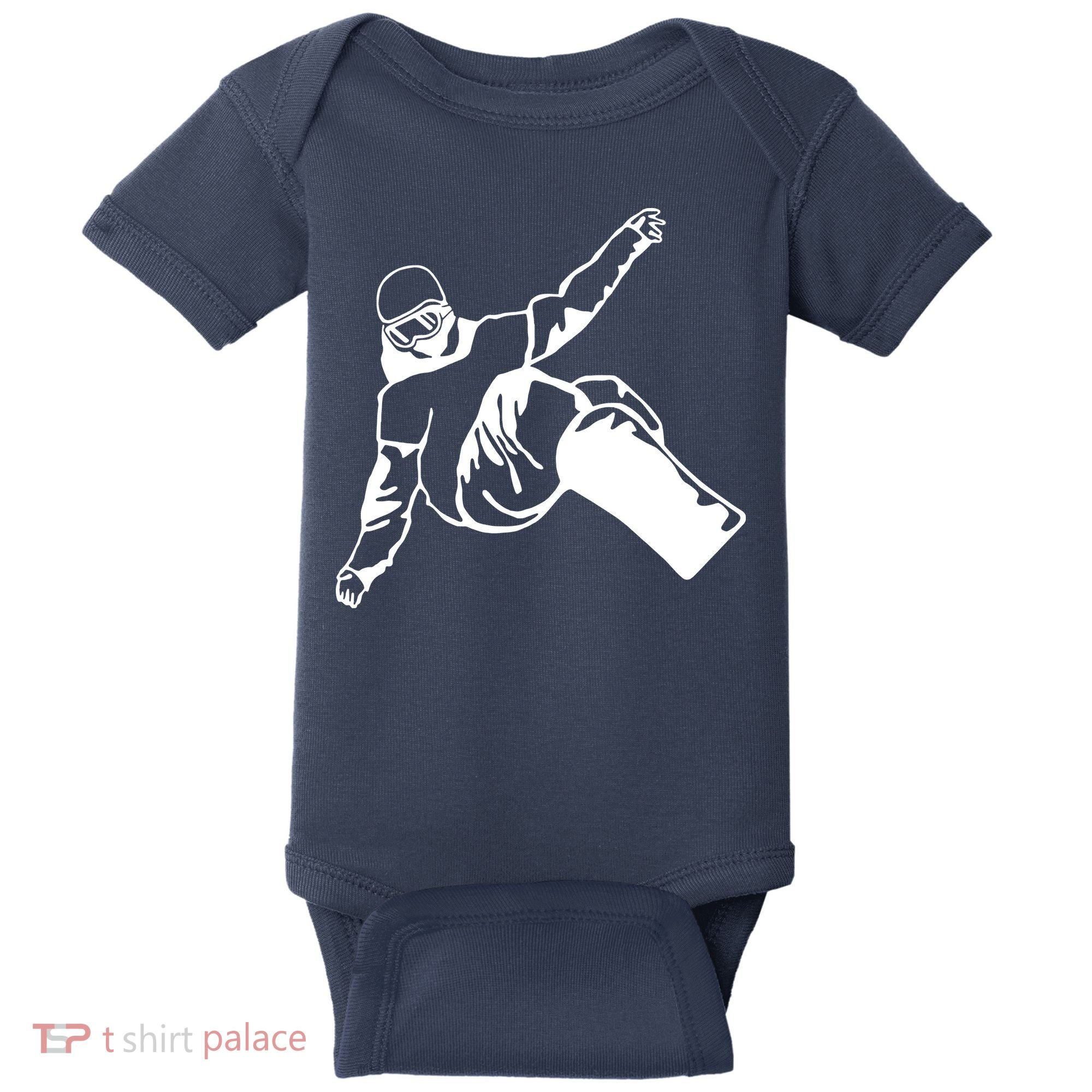 Snowboard Baby Bodysuit