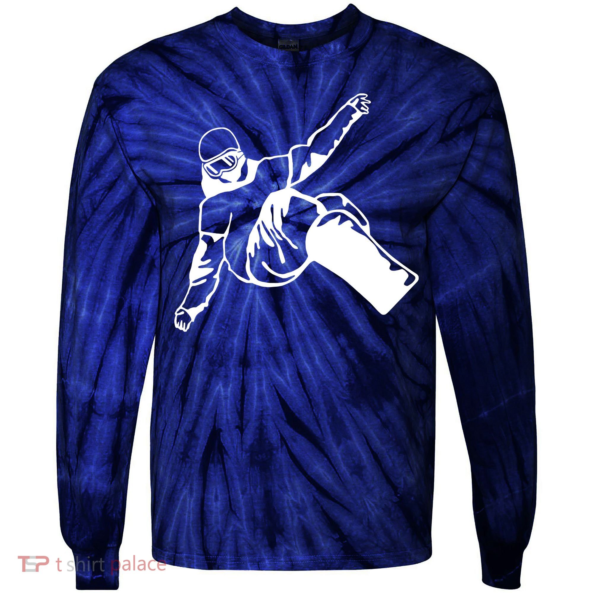 Snowboard Tie-Dye Long Sleeve Shirt