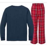 Snowboard Kids Long Sleeve Plaid Pajama Set thumb 1