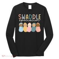 Swaddle Specialist NICU Mother Baby Nurse Tech Neonatal ICU Long Sleeve Shirt thumb 0