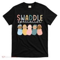 Swaddle Specialist NICU Mother Baby Nurse Tech Neonatal ICU T-Shirt thumb 0