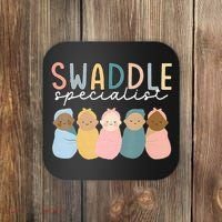 Swaddle Specialist NICU Mother Baby Nurse Tech Neonatal ICU Coaster thumb 0