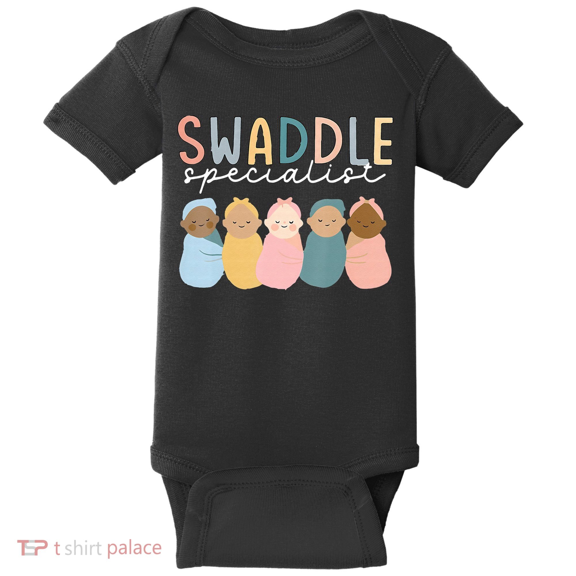 Swaddle Specialist NICU Mother Baby Nurse Tech Neonatal ICU Baby Bodysuit