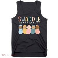 Swaddle Specialist NICU Mother Baby Nurse Tech Neonatal ICU Tank Top thumb 0