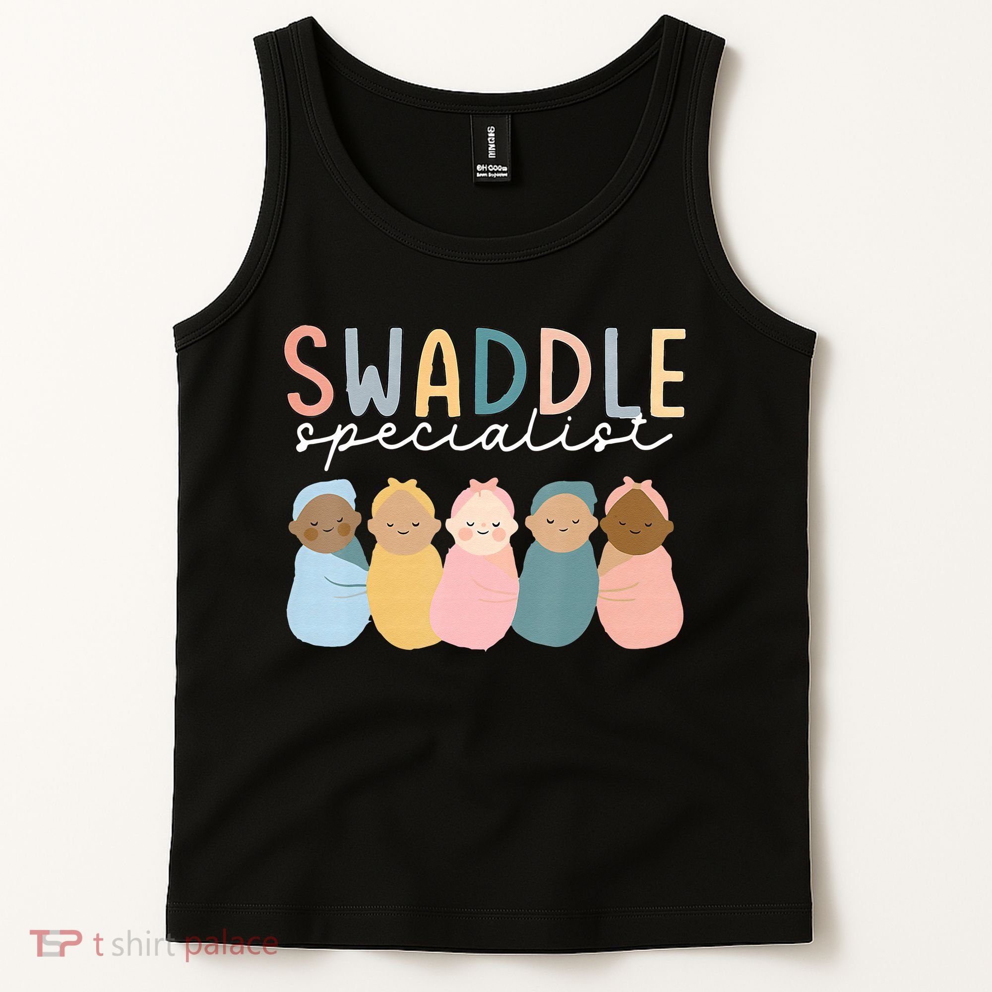 Swaddle Specialist NICU Mother Baby Nurse Tech Neonatal ICU Tank Top