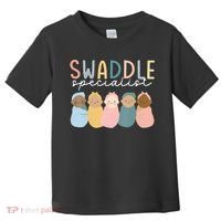 Swaddle Specialist NICU Mother Baby Nurse Tech Neonatal ICU Toddler T-Shirt thumb 0