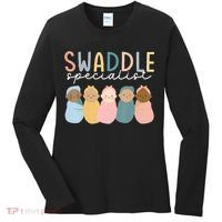 Swaddle Specialist NICU Mother Baby Nurse Tech Neonatal ICU Women's Long Sleeve Shirt thumb 0