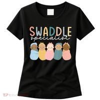 Swaddle Specialist NICU Mother Baby Nurse Tech Neonatal ICU Women's T-Shirt thumb 0