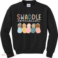 Swaddle Specialist NICU Mother Baby Nurse Tech Neonatal ICU Kids Sweatshirt thumb 0