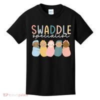 Swaddle Specialist NICU Mother Baby Nurse Tech Neonatal ICU Kids T-Shirt thumb 0