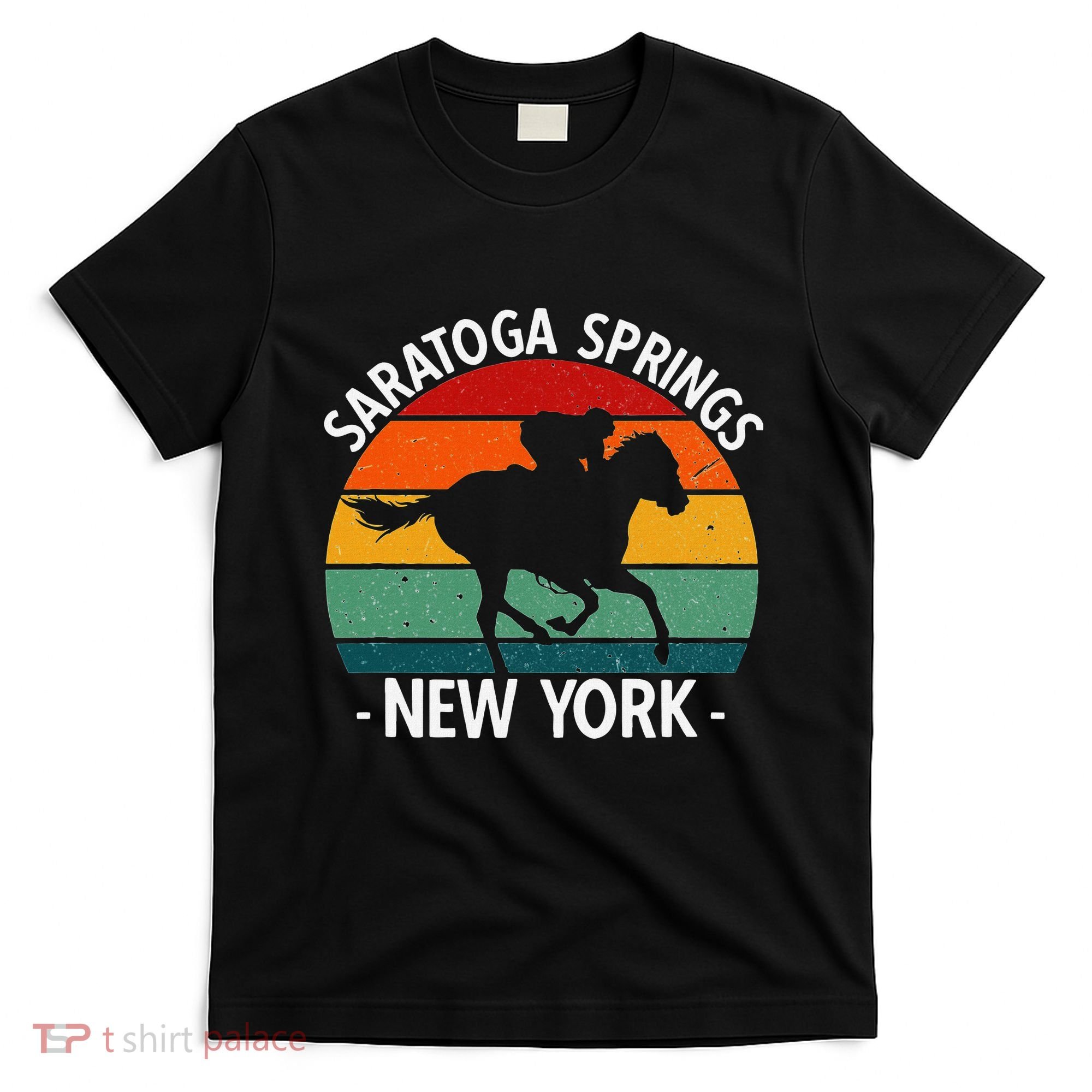 Saratoga Springs New York Toga Horse Racing T-Shirt