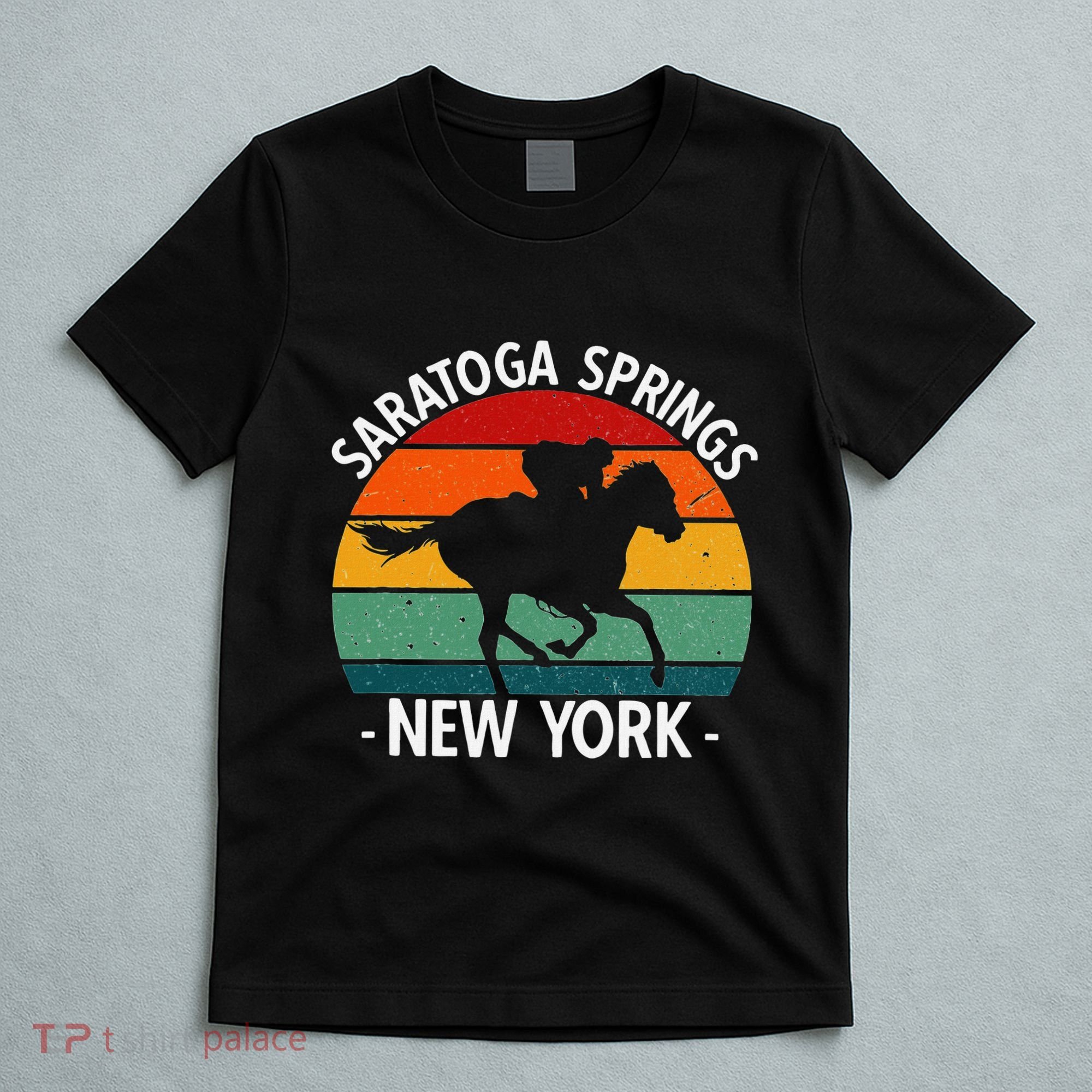 Saratoga Springs New York Toga Horse Racing T-Shirt