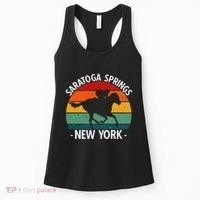 Saratoga Springs New York Toga Horse Racing Women's Tank Top thumb 0