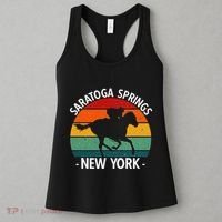 Saratoga Springs New York Toga Horse Racing Women's Tank Top thumb 3