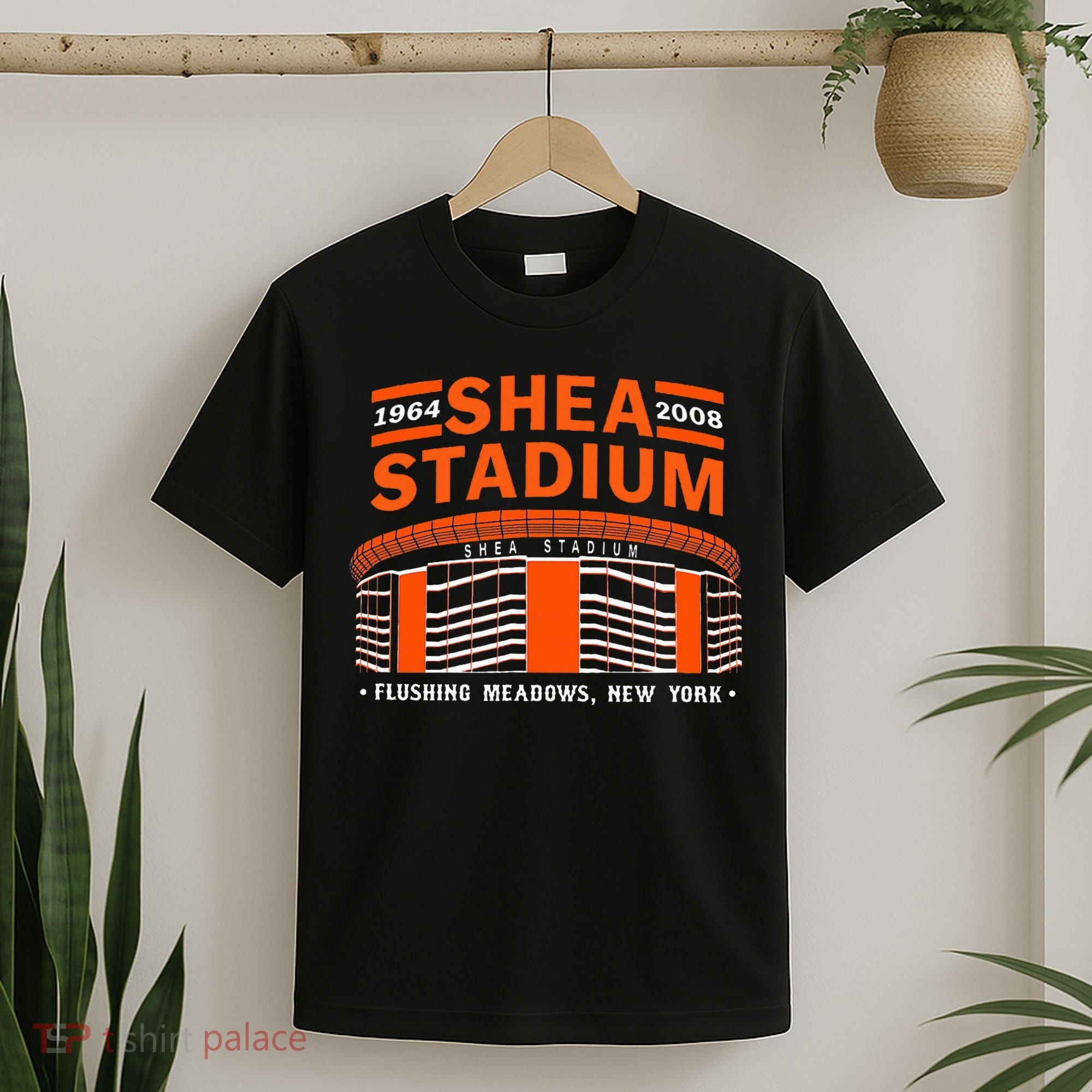 Shea Stadium New York Retro Baseball Park Vintage Old School T-Shirt