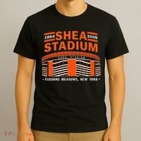 Shea Stadium New York Retro Baseball Park Vintage Old School T-Shirt thumb 3