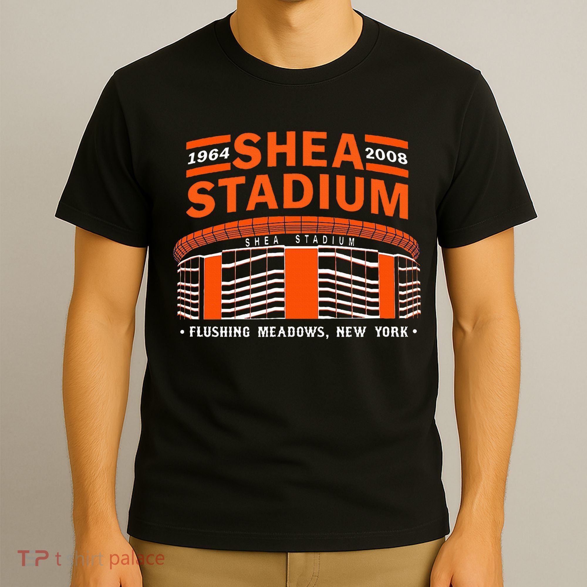 Shea Stadium New York Retro Baseball Park Vintage Old School T-Shirt