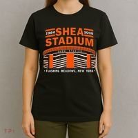 Shea Stadium New York Retro Baseball Park Vintage Old School T-Shirt thumb 4