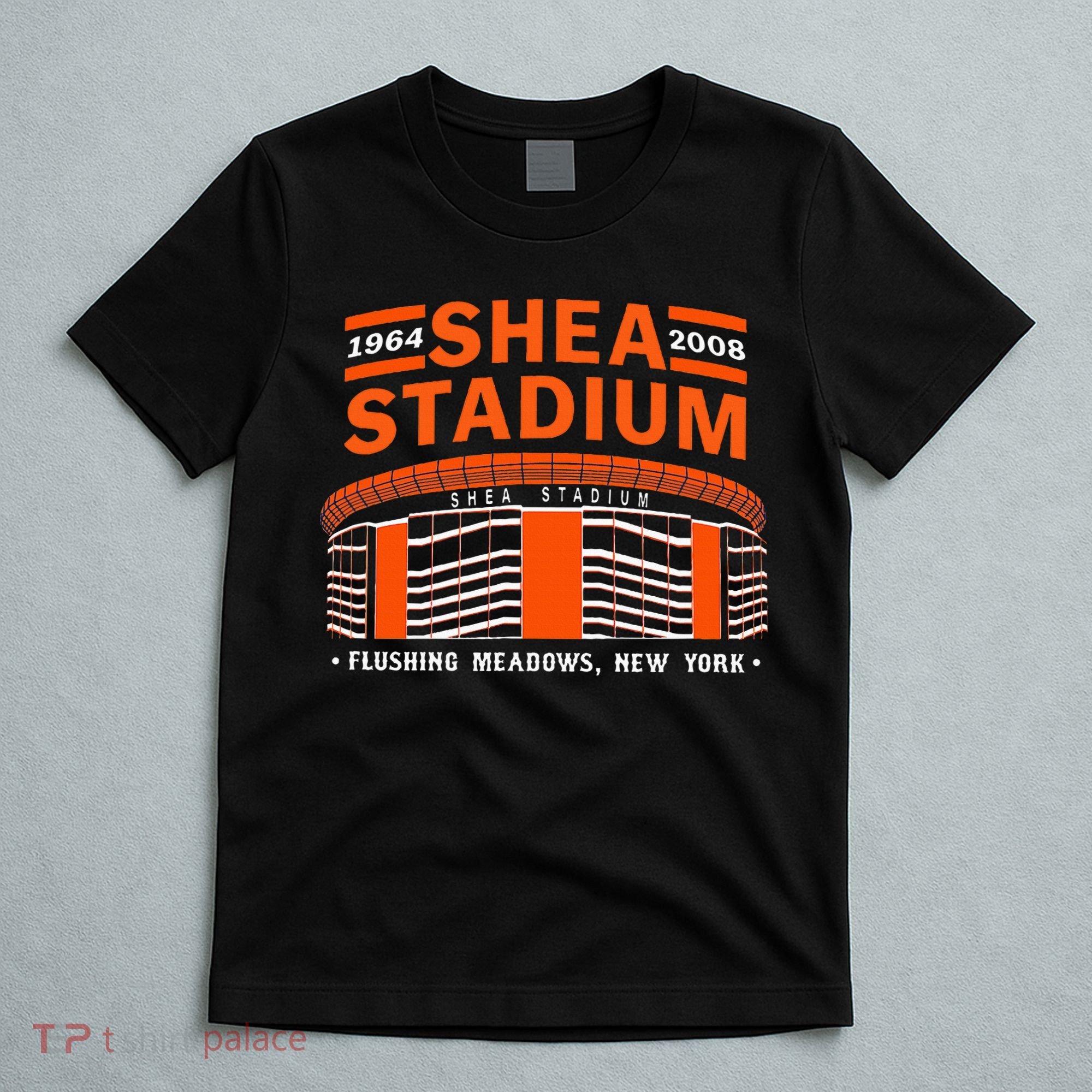 Shea Stadium New York Retro Baseball Park Vintage Old School T-Shirt