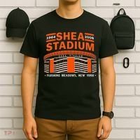Shea Stadium New York Retro Baseball Park Vintage Old School T-Shirt thumb 6