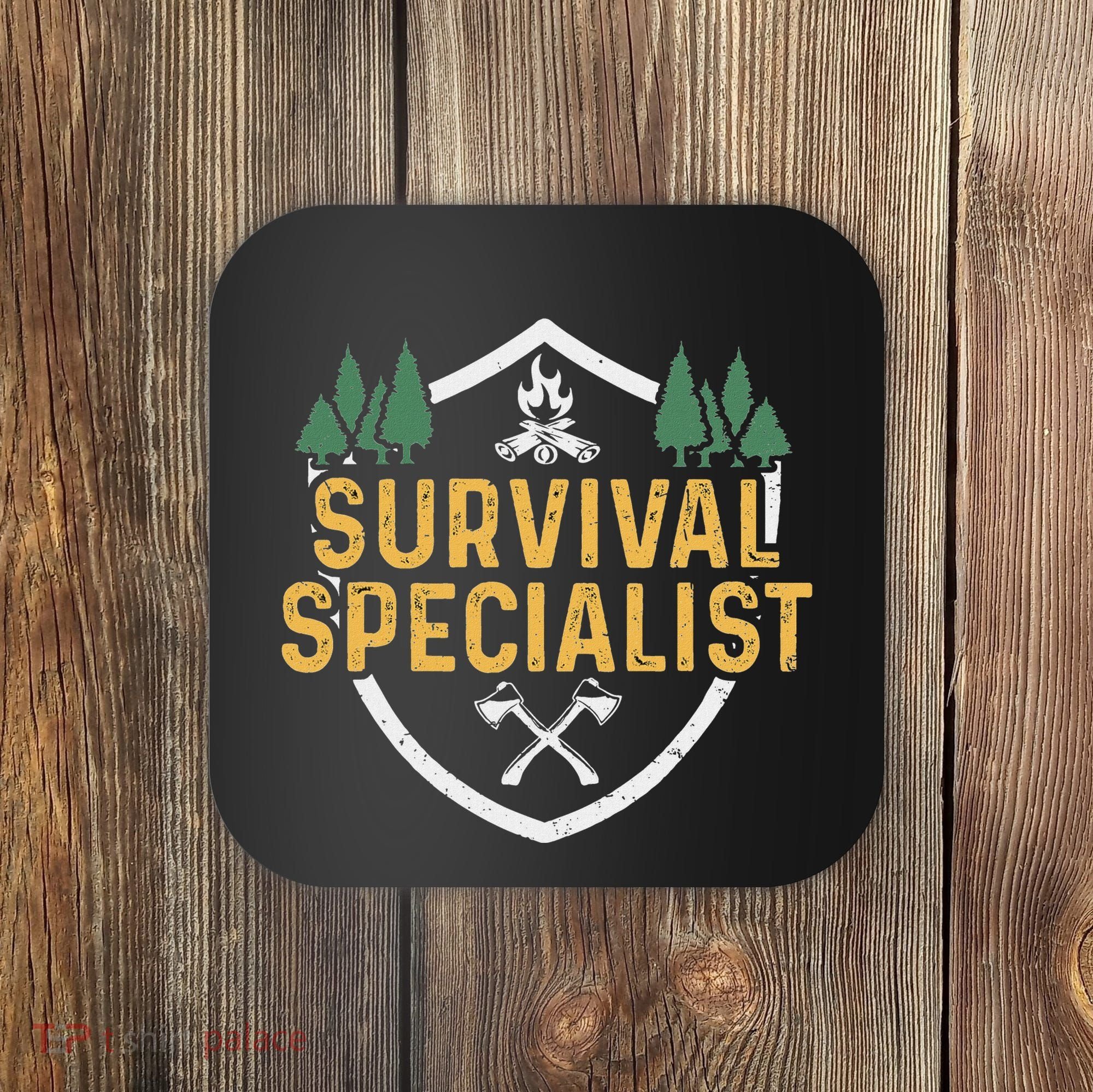 Survival Specialist Outdoor Bushcraft Survival Coaster