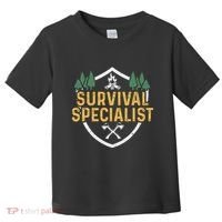 Survival Specialist Outdoor Bushcraft Survival Toddler T-Shirt thumb 0